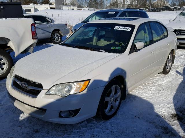 4S3BL626787217049 - 2008 SUBARU LEGACY 2.5 WHITE photo 2