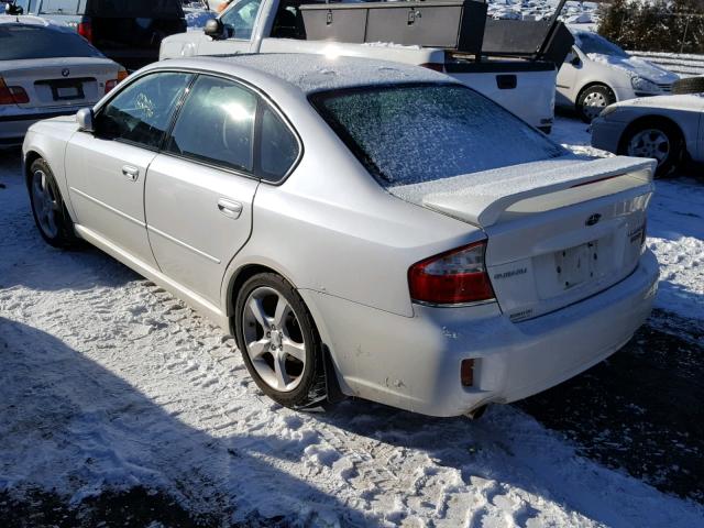 4S3BL626787217049 - 2008 SUBARU LEGACY 2.5 WHITE photo 3