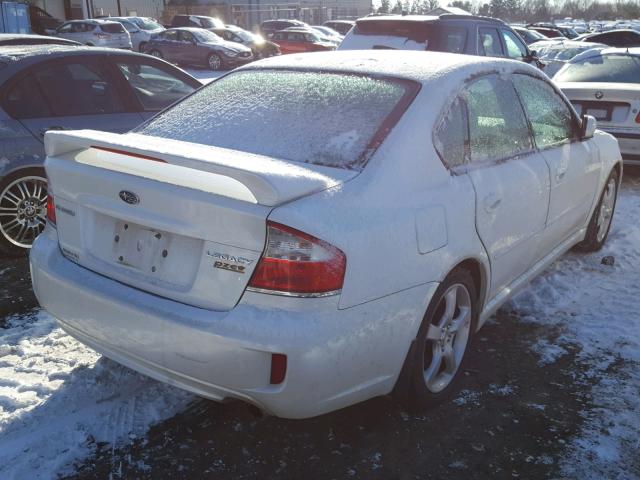 4S3BL626787217049 - 2008 SUBARU LEGACY 2.5 WHITE photo 4