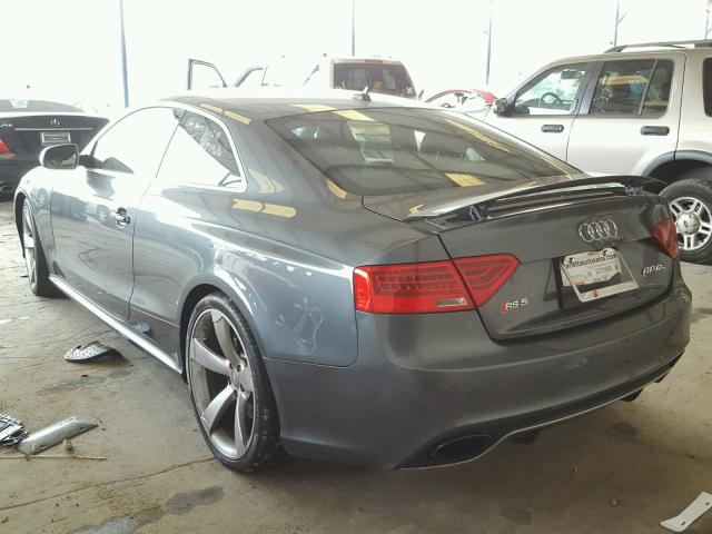 WUAC6AFR2EA900524 - 2014 AUDI RS5 GRAY photo 3