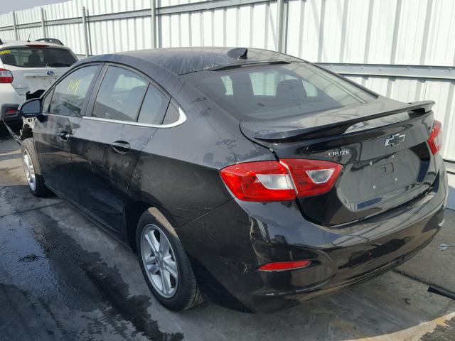 1G1BE5SM3H7253834 - 2017 CHEVROLET CRUZE LT BLACK photo 3