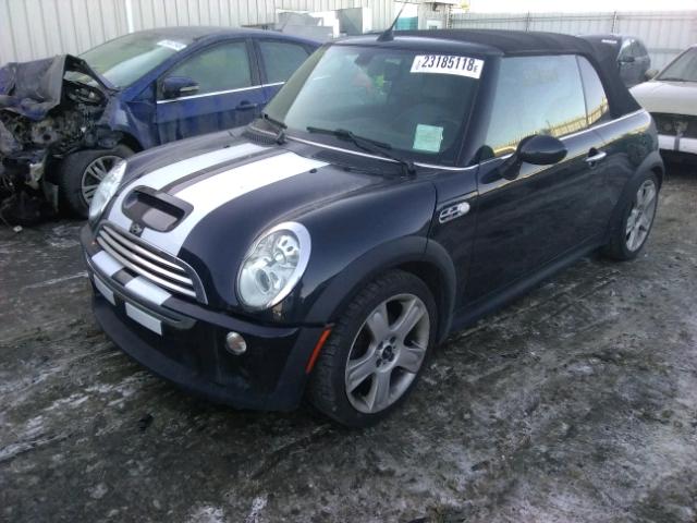 WMWRH33597TJ43298 - 2007 MINI COOPER S BLACK photo 2