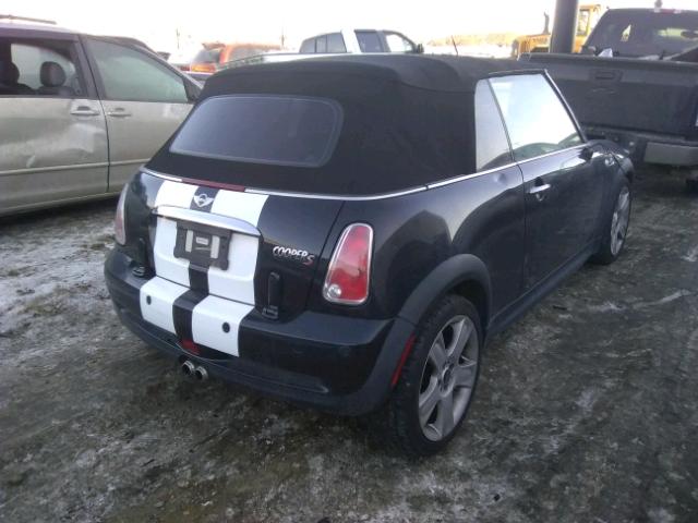 WMWRH33597TJ43298 - 2007 MINI COOPER S BLACK photo 4