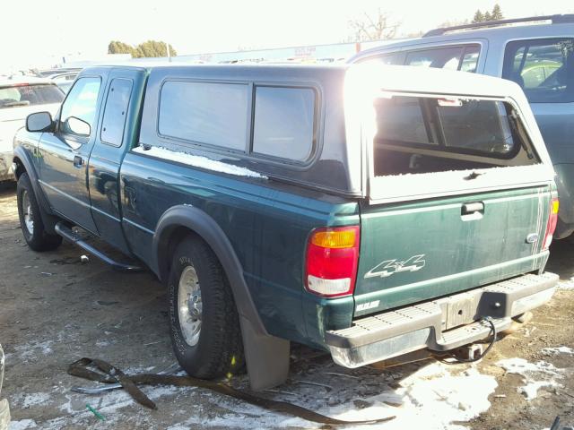 1FTZR15X7XPA31420 - 1999 FORD RANGER SUP GREEN photo 3