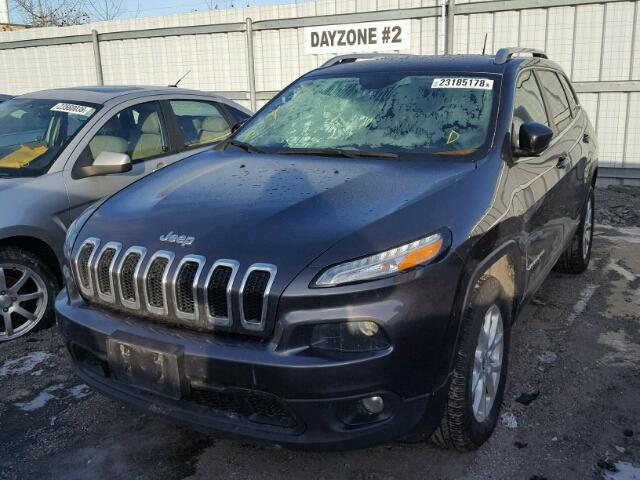 1C4PJMCSXEW137693 - 2014 JEEP CHEROKEE L GREEN photo 2