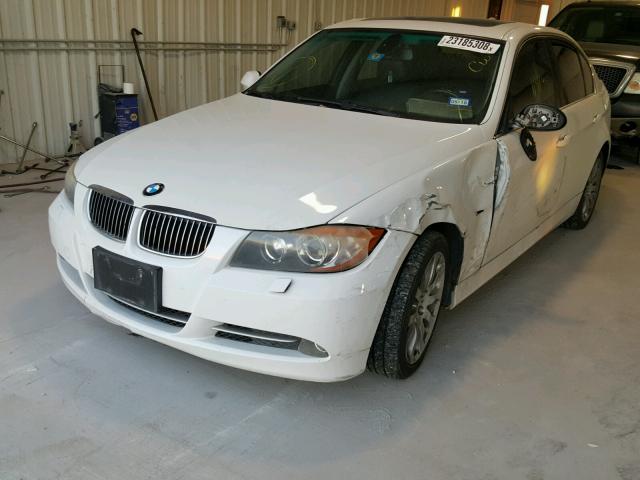 WBAVB73597PA89259 - 2007 BMW 335 I WHITE photo 2