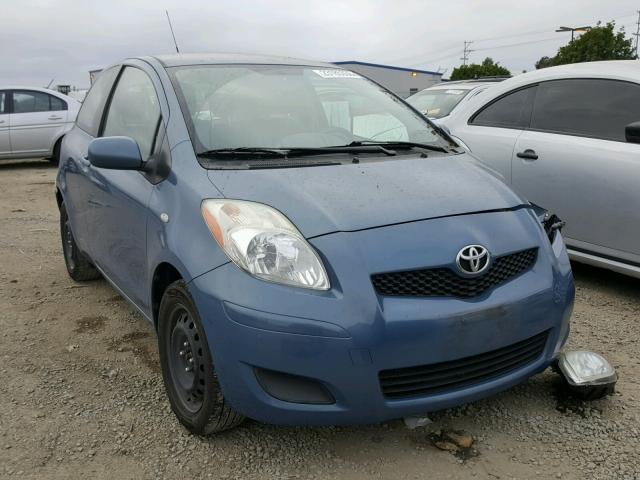 JTDJT4K33A5289633 - 2010 TOYOTA YARIS BLUE photo 1