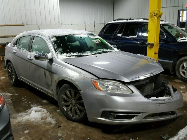 1C3CCBCG7DN737086 - 2013 CHRYSLER 200 LIMITE SILVER photo 1