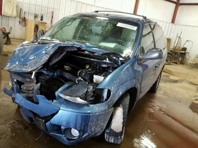 2D4GP44L86R722856 - 2006 DODGE GRAND CARA BLUE photo 2