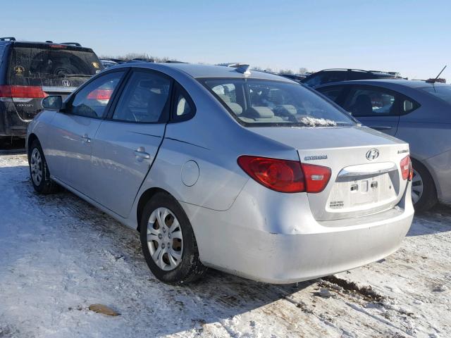 KMHDU4AD6AU881016 - 2010 HYUNDAI ELANTRA BL SILVER photo 3