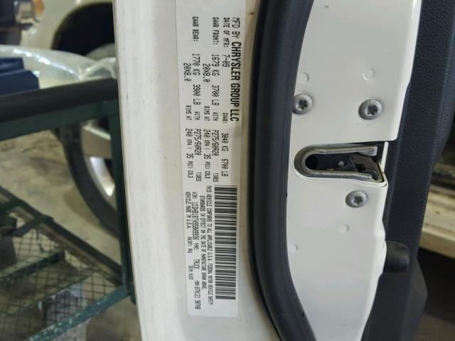 1D3HB18TX9S809936 - 2009 DODGE RAM 1500 WHITE photo 10