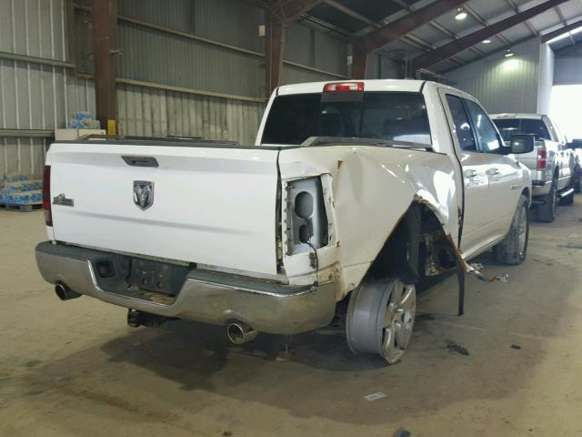 1D3HB18TX9S809936 - 2009 DODGE RAM 1500 WHITE photo 4