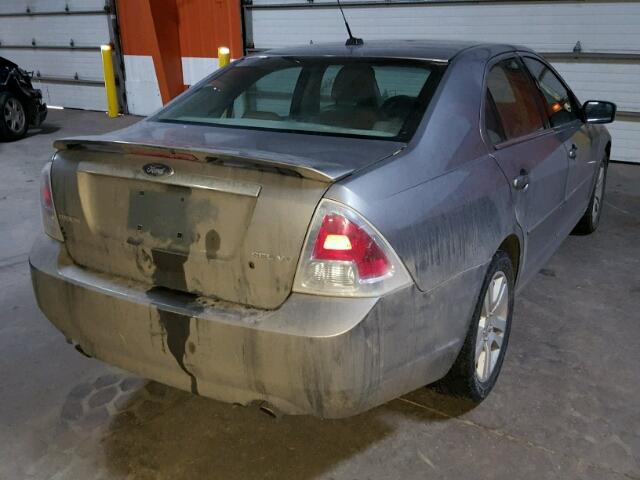 3FAHP08129R216138 - 2009 FORD FUSION SEL GRAY photo 4