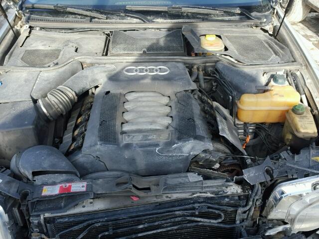 WAUML54D71N001361 - 2001 AUDI A8 L QUATT SILVER photo 7