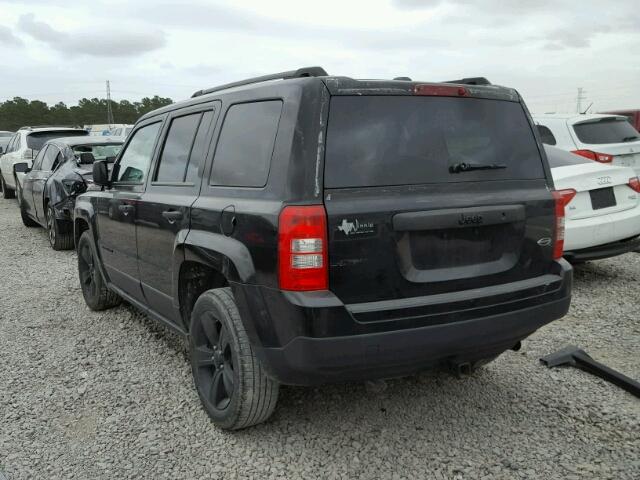 1C4NJPBA4FD377417 - 2015 JEEP PATRIOT SP BLACK photo 3