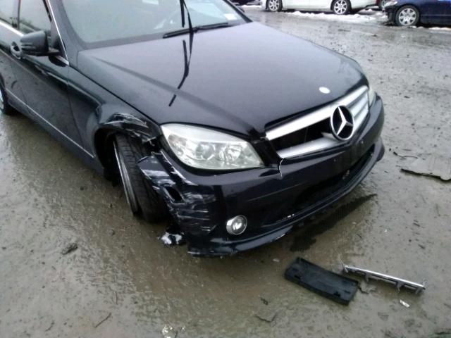 WDDGF8BB1AR101416 - 2010 MERCEDES-BENZ C 300 4MAT BLACK photo 9