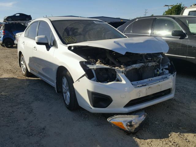 JF1GJAB62DH005698 - 2013 SUBARU IMPREZA PR WHITE photo 1