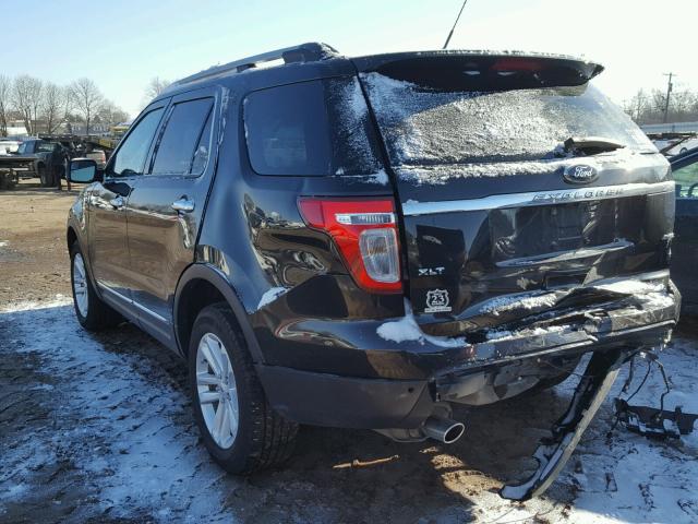 1FM5K8D83FGC32764 - 2015 FORD EXPLORER X BLACK photo 3