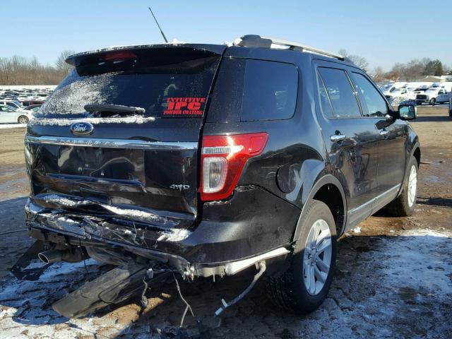 1FM5K8D83FGC32764 - 2015 FORD EXPLORER X BLACK photo 4