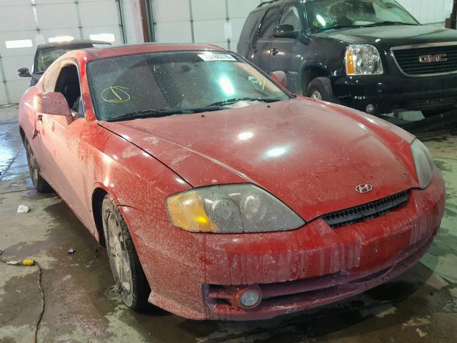 KMHHN65F13U078719 - 2003 HYUNDAI TIBURON GT RED photo 1