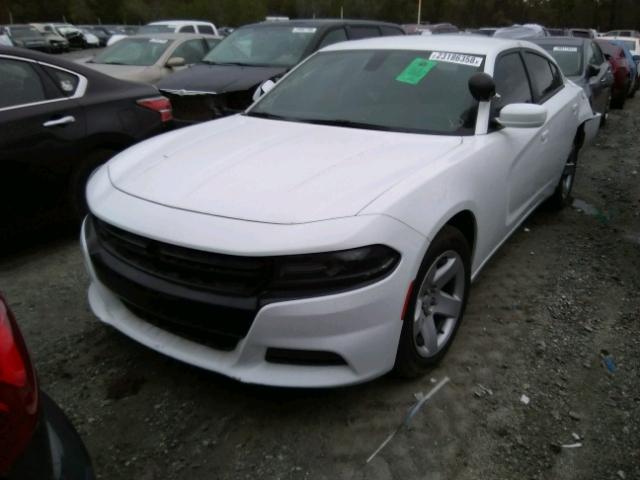 2C3CDXATXGH175093 - 2016 DODGE CHARGER PO WHITE photo 2