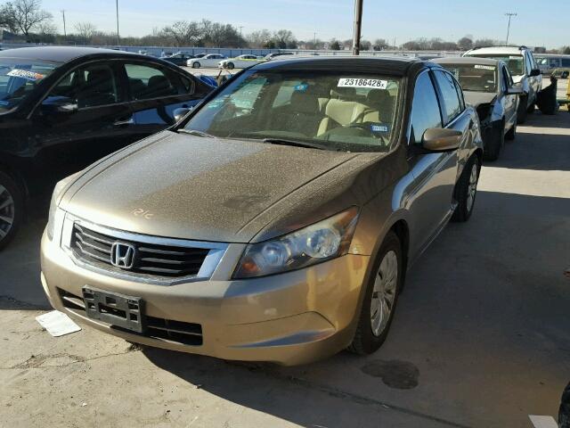 1HGCP2F37AA043365 - 2010 HONDA ACCORD LX GOLD photo 2