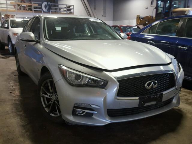 JN1EV7AR3HM841637 - 2017 INFINITI Q50 PREMIU SILVER photo 1