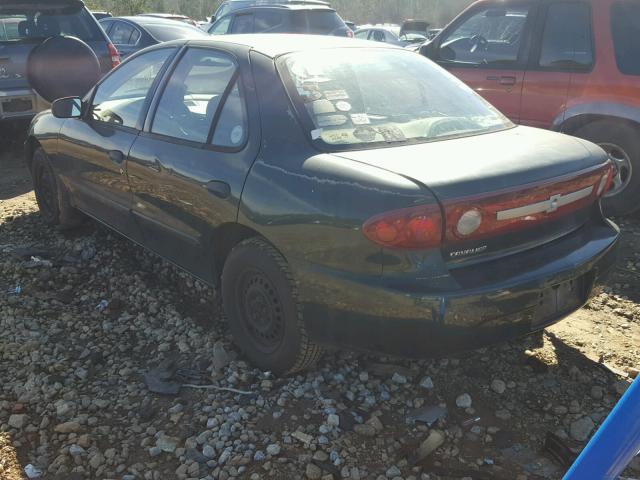 1G1JC52F237309936 - 2003 CHEVROLET CAVALIER GREEN photo 3