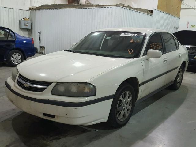 2G1WF52E949463807 - 2004 CHEVROLET IMPALA WHITE photo 2