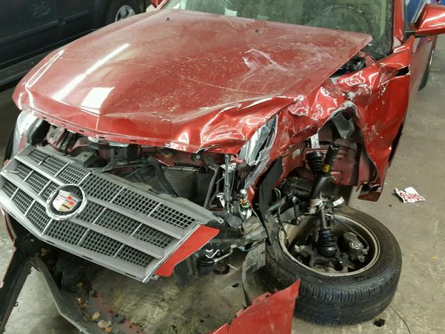 1G6DT57V280182760 - 2008 CADILLAC CTS HI FEA RED photo 9