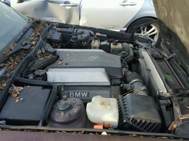 WBAGD4327PDE64557 - 1993 BMW 740 I AUTO BURGUNDY photo 7