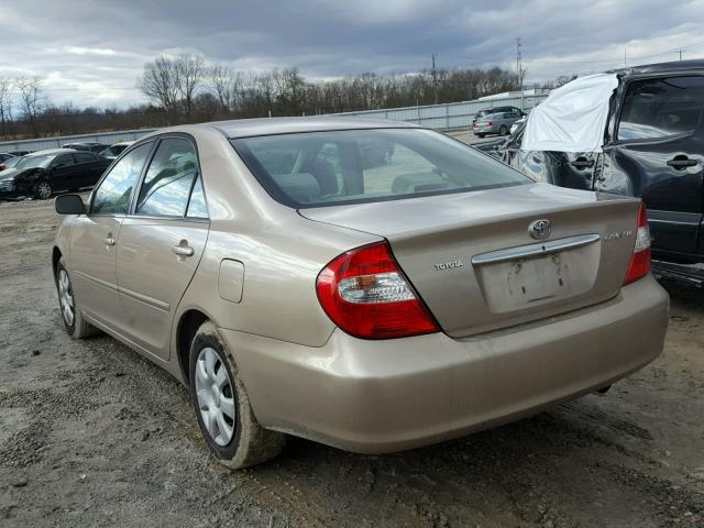 4T1BE32K42U111104 - 2002 TOYOTA CAMRY LE TAN photo 3