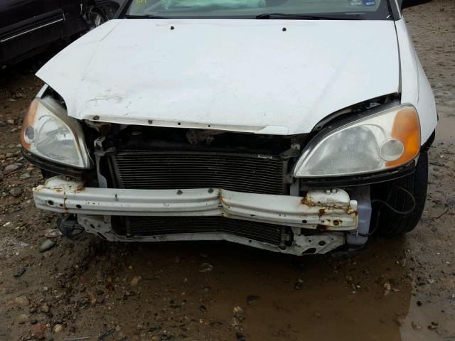 1HGEM21563L014747 - 2003 HONDA CIVIC LX WHITE photo 9