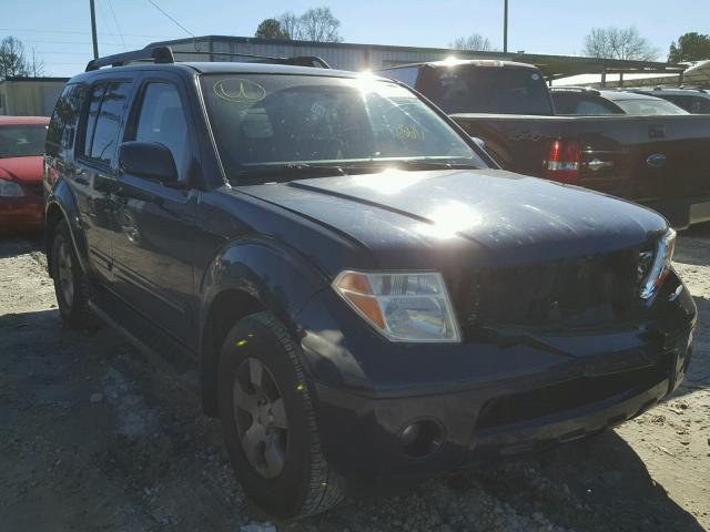 5N1AR18U06C621670 - 2006 NISSAN PATHFINDER BLUE photo 1