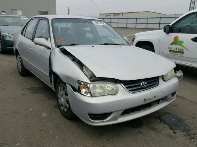 1NXBR12EX1Z514179 - 2001 TOYOTA COROLLA CE SILVER photo 1