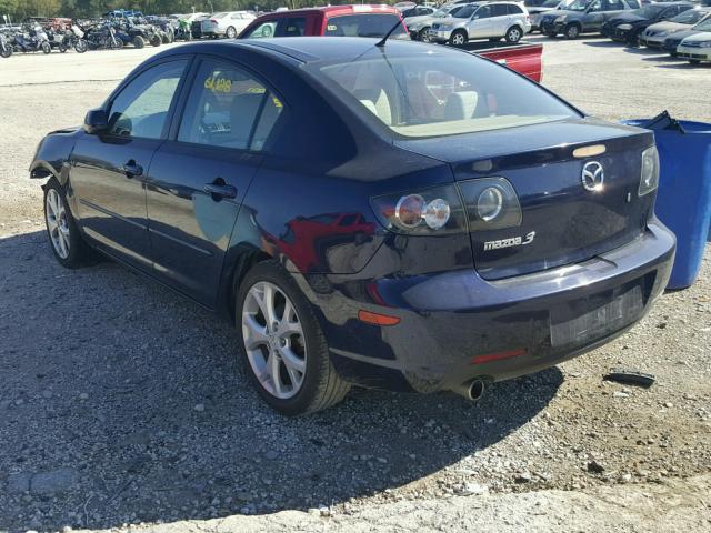 JM1BK32F091200793 - 2009 MAZDA 3 I BLUE photo 3