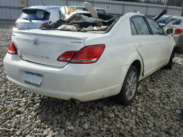 4T1BK36B77U228931 - 2007 TOYOTA AVALON XL WHITE photo 4