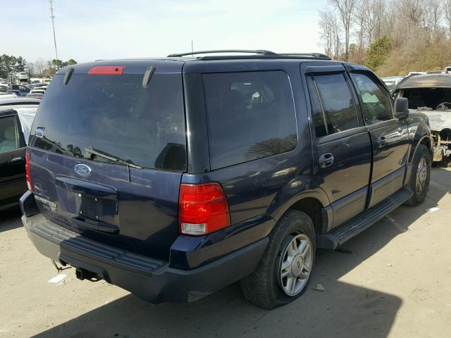 1FMPU16W44LA43681 - 2004 FORD EXPEDITION BLUE photo 4