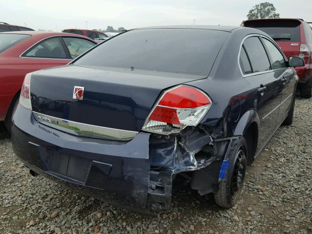 1G8ZS57N27F156171 - 2007 SATURN AURA XE BLUE photo 4