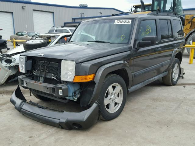1J8HH48N86C248306 - 2006 JEEP COMMANDER გრაფიტი ფოტო 2