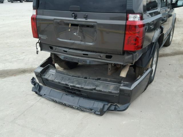 1J8HH48N86C248306 - 2006 JEEP COMMANDER გრაფიტი ფოტო 9