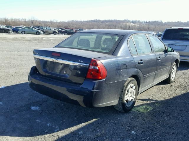 1G1ZS58F17F133812 - 2007 CHEVROLET MALIBU LS BLUE photo 4