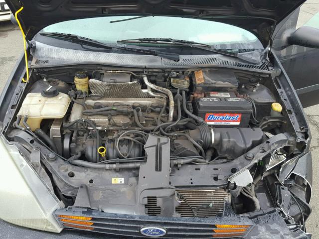 1FAFP33Z44W199838 - 2004 FORD FOCUS LX BLACK photo 7