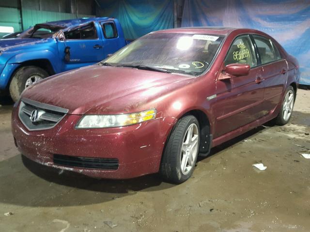 19UUA66216A003245 - 2006 ACURA 3.2TL BURGUNDY photo 2