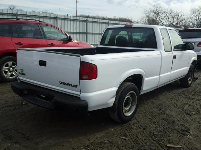 1GCCS19H638125001 - 2003 CHEVROLET S TRUCK S1 WHITE photo 4