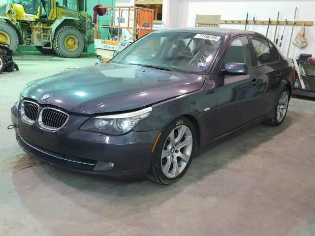 WBANW13578CN57285 - 2008 BMW 535 I GRAY photo 2