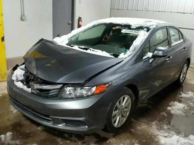 19XFB2F82CE029220 - 2012 HONDA CIVIC EX SILVER photo 1