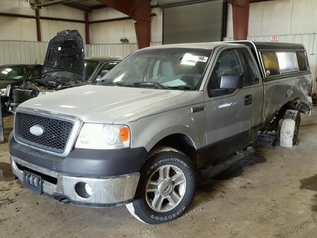 1FTRF14W87KD64482 - 2007 FORD F150 SILVER photo 2