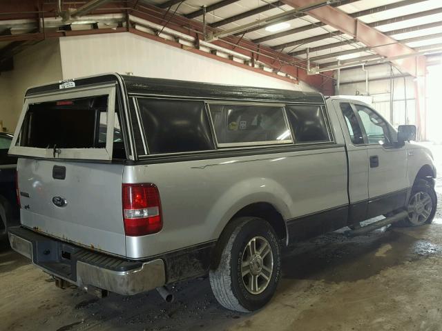 1FTRF14W87KD64482 - 2007 FORD F150 SILVER photo 4