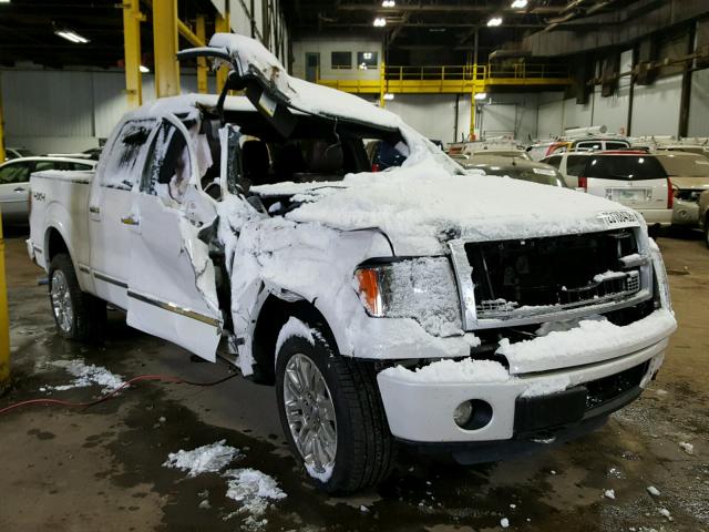 1FTFW1ET4CFC90939 - 2012 FORD F150 SUPER WHITE photo 1